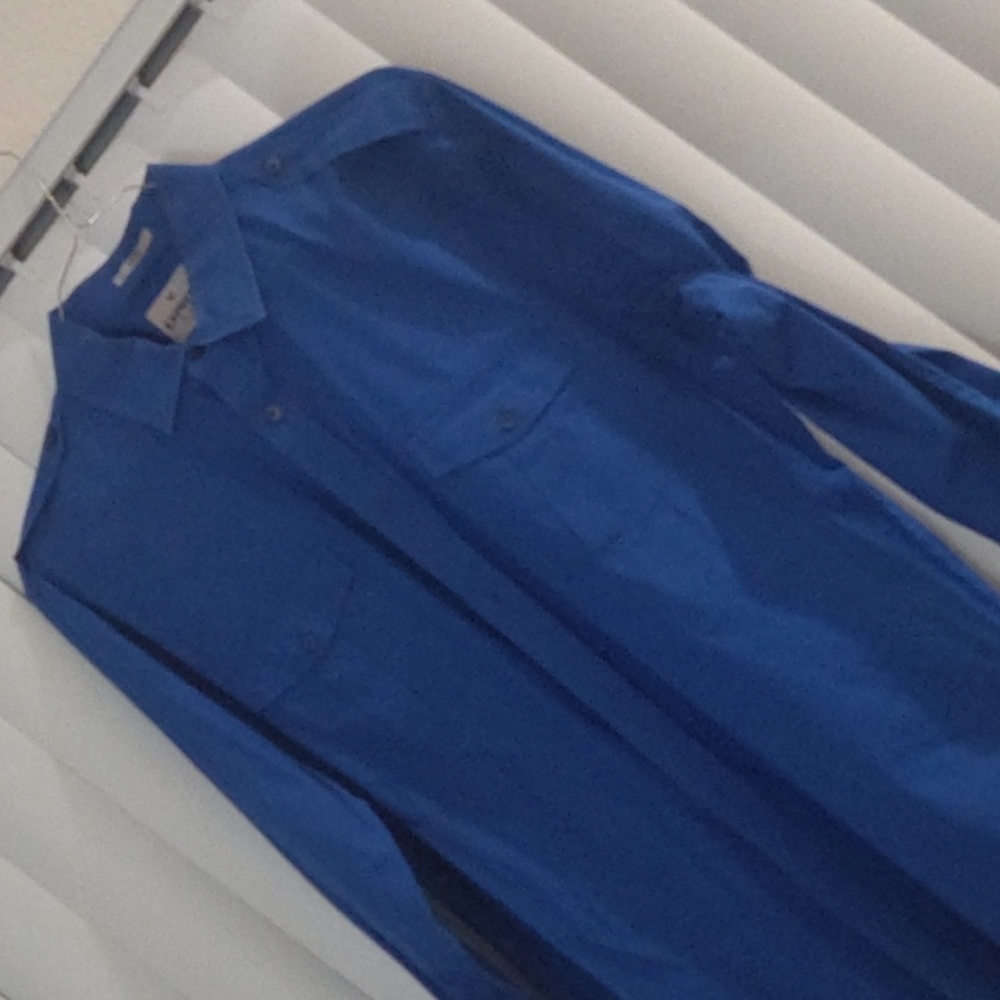 Express military long sleeve button up